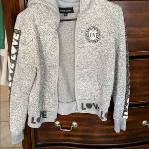 Hoodie zip up jacket